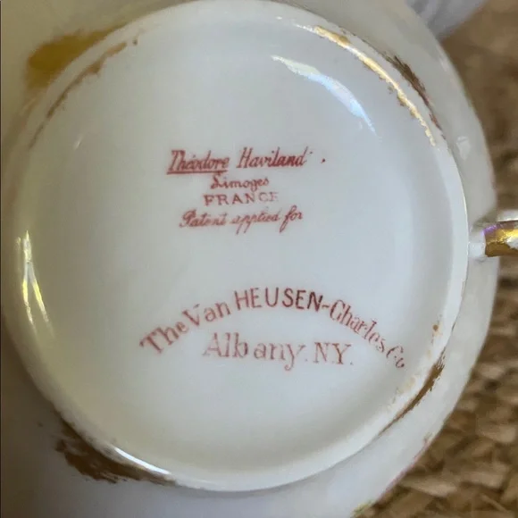 Theodore Haviland Limoges France early teacup with gold detailing - Picture 5 of 5